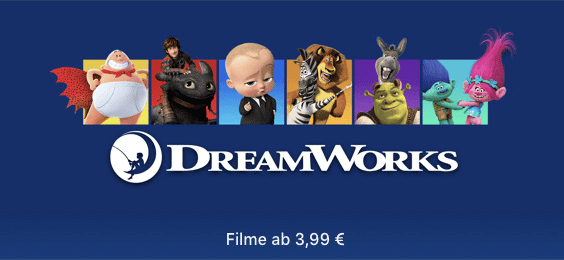iTunes Angebote dreamsworks Januar 2019 thumb