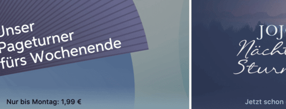 Apple Books im Angebot: Pageturner fürs Wochenende und mehr reduziert!