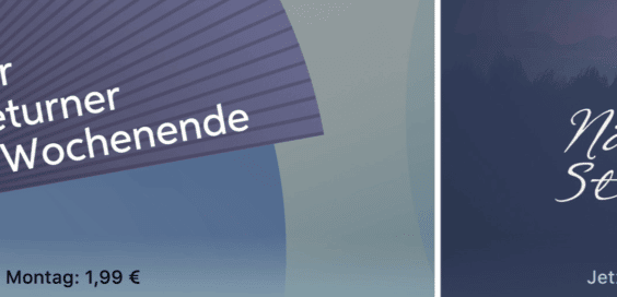 Apple Books Pageturner fürs Wochenende KW2/2019