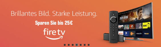 Amazon Angebote: Fire TV Stick 4K für nur 34,99 Euro und Fire TV Stick für nur 24,99 Euro