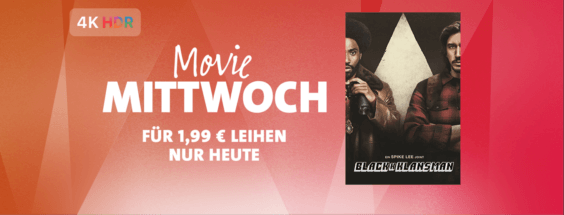 iTunes Movie Mittwoch: „Blackkklansman“ für nur 1,99 Euro!