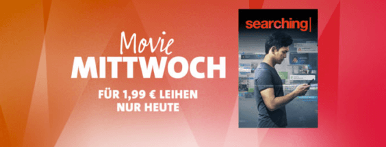 iTunes Movie Mittwoch: „Searching“ für nur 1,99 Euro!