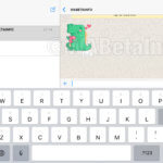 WhatsApp auf dem iPad - WABetaInfo Screenshot