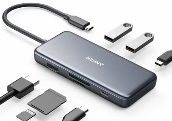 Deal: 30% Rabatt auf Anker 7-in-1 USB-C Hub für MacBooks