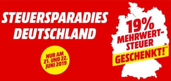 „Mehrwertsteuer geschenkt!“: Media Markt verlängert die Aktion!