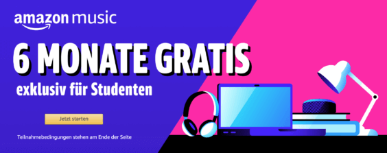 Amazon Music: Studenten bekommen 6 Monate gratis!