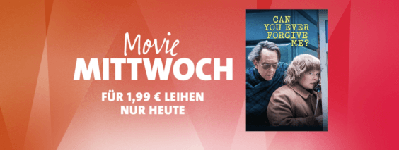 iTunes Movie Mittwoch: „Can you ever forgive me?“ für nur 1,99 Euro!