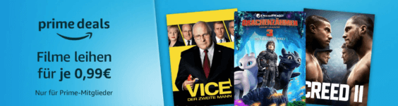 Amazon Filme Freitag: Blockbuster für nur 0,99 Euro ausleihen!