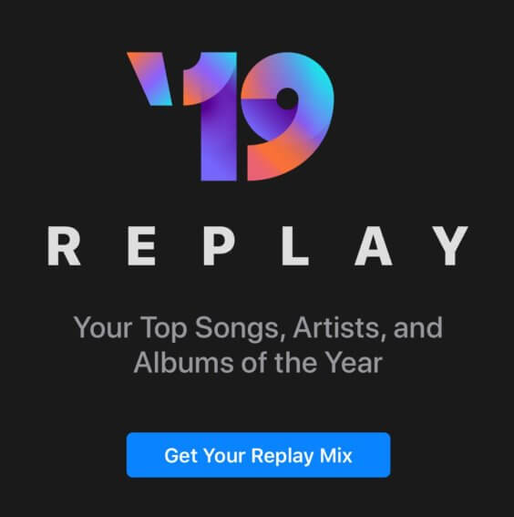 Replay von Apple Music im Web - Screenshot