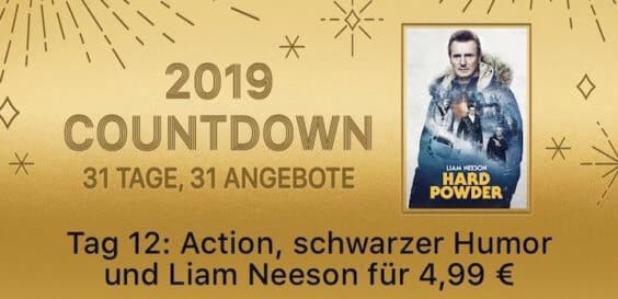 2019 Countdown – 31 Tage, 31 Angebote: „Hard Powder“ für 1,99 Euro leihen