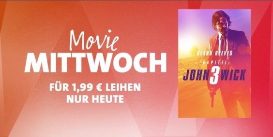 iTunes Movie Mittwoch: „John Wick: Kapitel 3“ für 1,99 Euro leihen