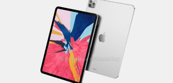 iPad Pro Rendering mit Triple-Cam - Onleaks