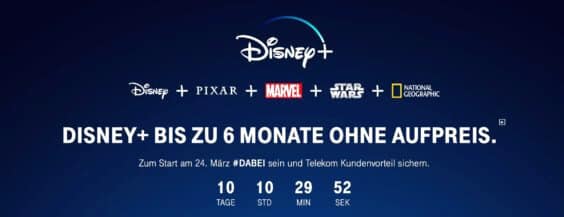Deutsche Telekom: Exklusiver Vertriebspartner für Disney+