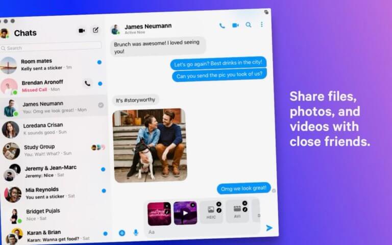 Facebook Messenger am Mac - Facebook