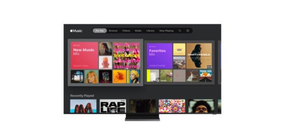 Apple Music am Smart TV von Samsung