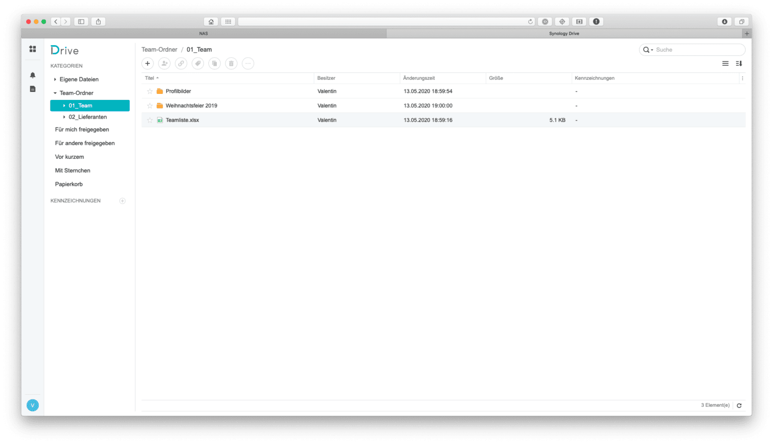 synology team folder synology team folder