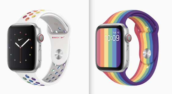Apple veröffentlicht zwei neue Apple Watch PRIDE-Armbänder