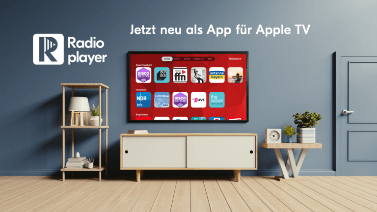 Radioplayer auf dem Apple TV - Radioplayer