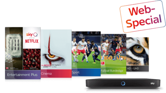 Sky-DEAL: Sky komplett + Netflix in HD für 40 € im Monat