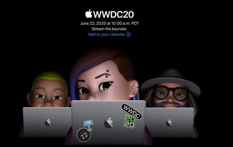 WWDC 2020 Einladung - Apple