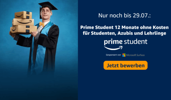 Nur noch kurz: Studenten bekommen Amazon Prime ein Jahr gratis