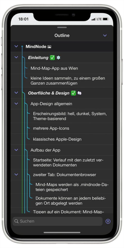 MindNode Outline