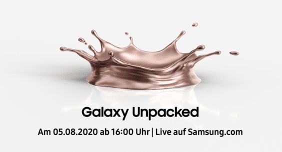 Samsung-Event heute: Galaxy Z Fold 2, Galaxy Note 20 und mehr – Das erwartet uns