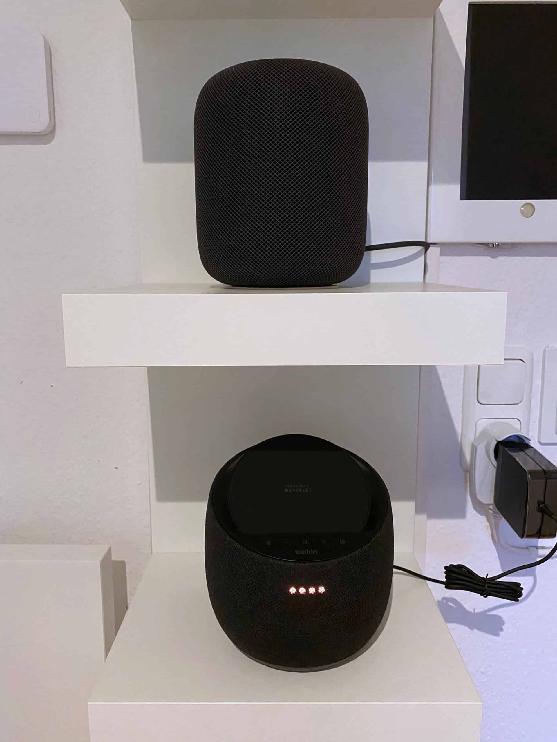 Vergleich zwischen Belkin SOUNDFORM ELITE und Apple HomePod