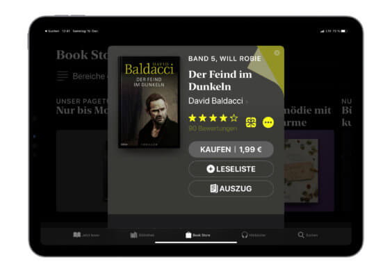 Das E-Book der Woche: „Der Feind im Dunkeln“ für 1,99€