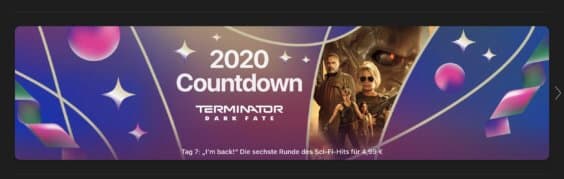 Tag 7 im 2020 Countdown: „Terminator -Dark Fate“ für 4,99€ kaufen