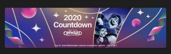 Tag 14 im 2020 Countdown: „Onward: Keine halbe Sachen“ für 3,99€