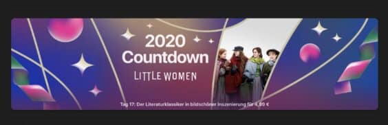 Tag 17 im 2020 Countdown: Heute „Little Women“ für 4,99€