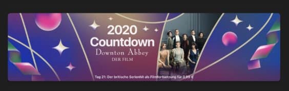Tag 21 im 2020 Countdown „Downton Abbey – der Film“ für 3,99€