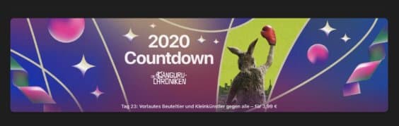 Tag 23 im 2020 Countdown: Die Känguru-Chroniken für 3,99 Euro