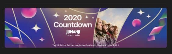 Tag 24 im 2020 Countdown: „In Jumanji – The Next Level“ für 4,99 Euro