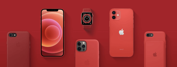 Apple Store erstrahlt in Rot zum Welt-AIDS-Tag