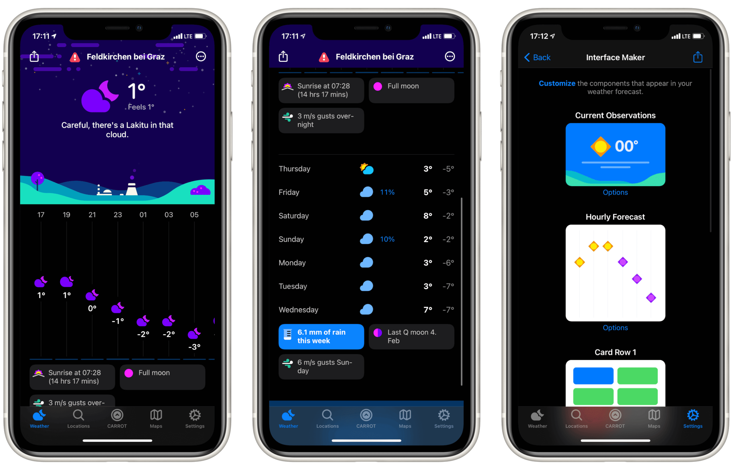 CARROT Weather 5