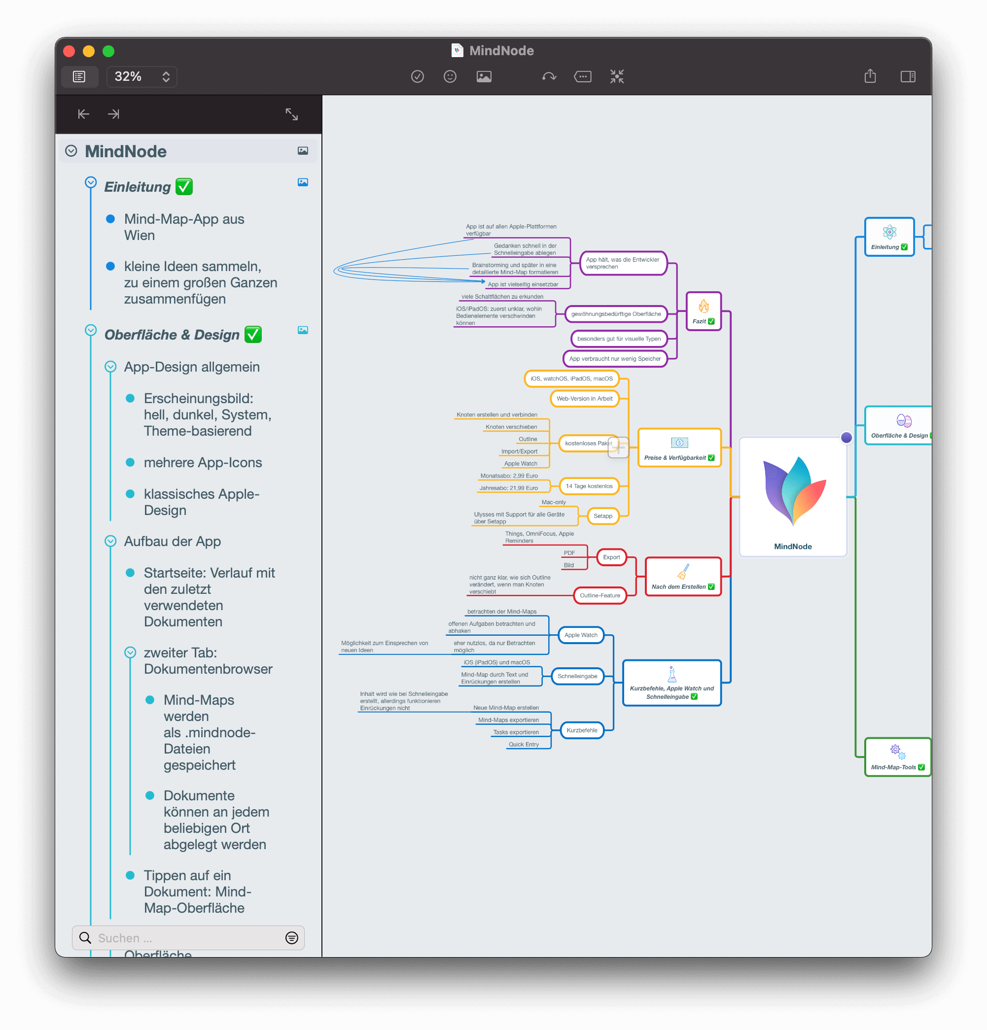 MindNode Outline 1