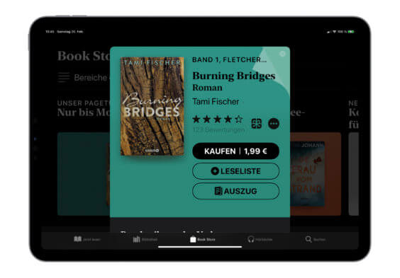 E-Book der Woche: „Burning Bridges“ am Wochenende für 1,99€ kaufen