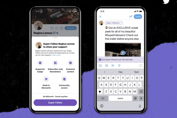 Kostenpflichtiges Feature: Twitter kündigt „Super Follows“ mit Premium-Content an