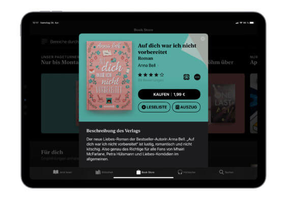 E-Book der Woche: „Auf Dich war ich nicht vorbereitet“ für 1,99€ kaufen