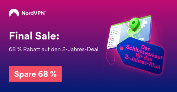 Noch 3 Tage: NordVPNs 68%-Aktion läuft aus: So kommt ihr noch dran!