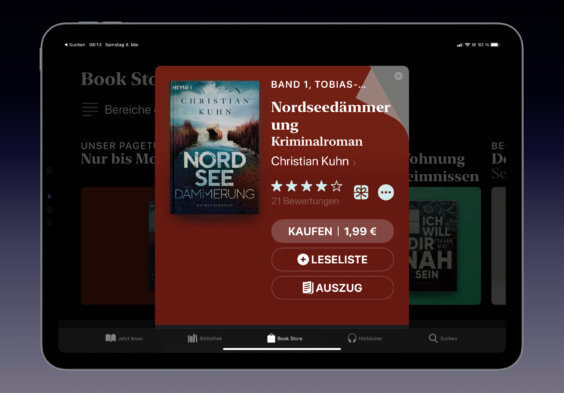 E-Book der Woche: „Nordseedämmerung“ für 1,99€ kaufen