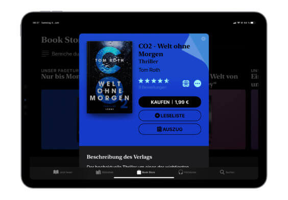 E-Book der Woche: „CO2 – Welt ohne Morgen“ für 1,99 Euro kaufen
