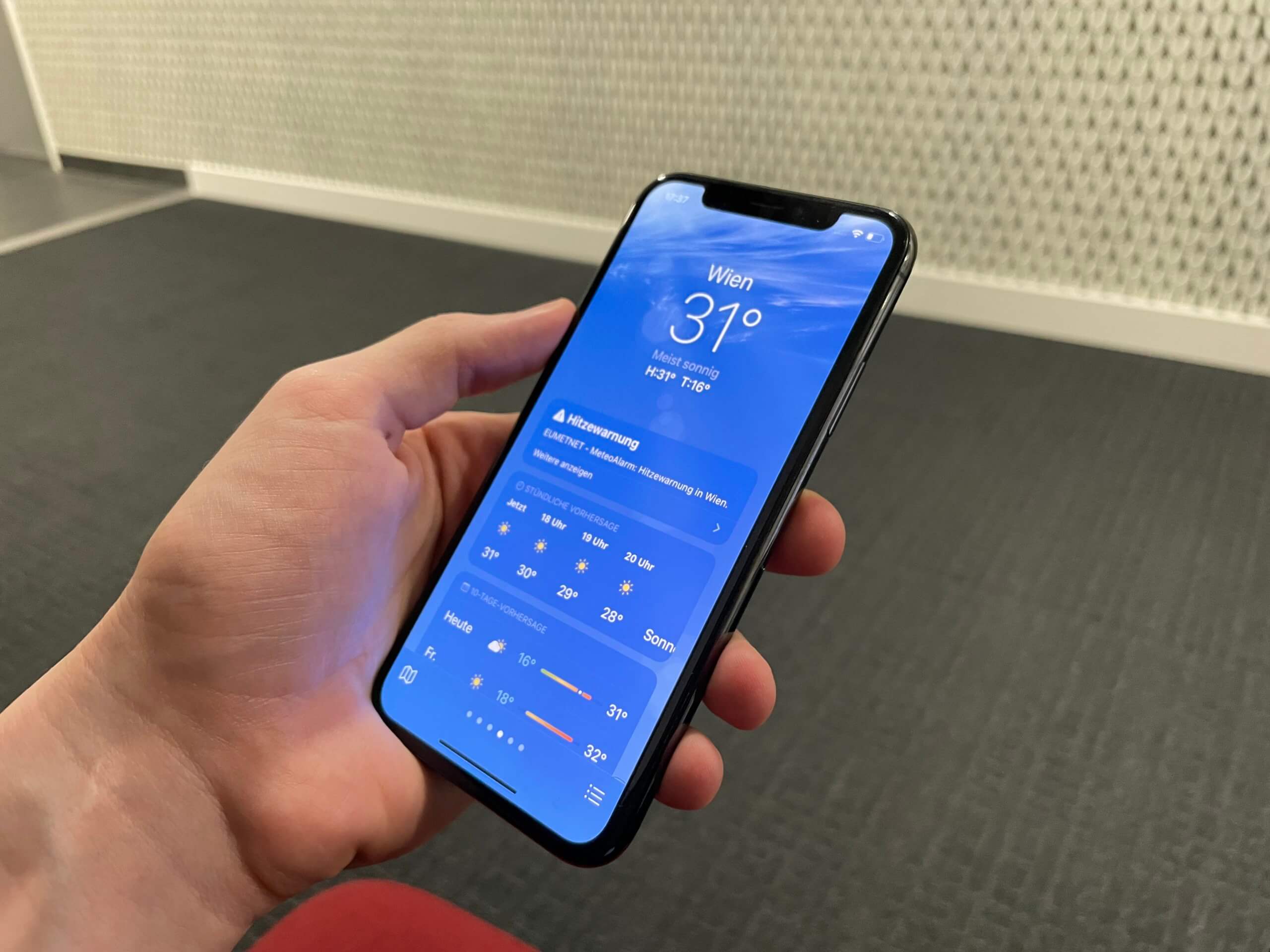Wetter in iOS 15