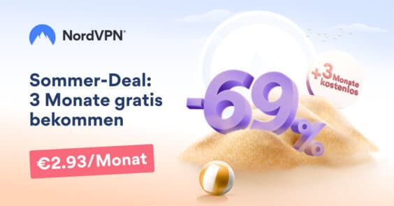 NordVPN heute 69% günstiger: Was bringt ein VPN im Sommer?