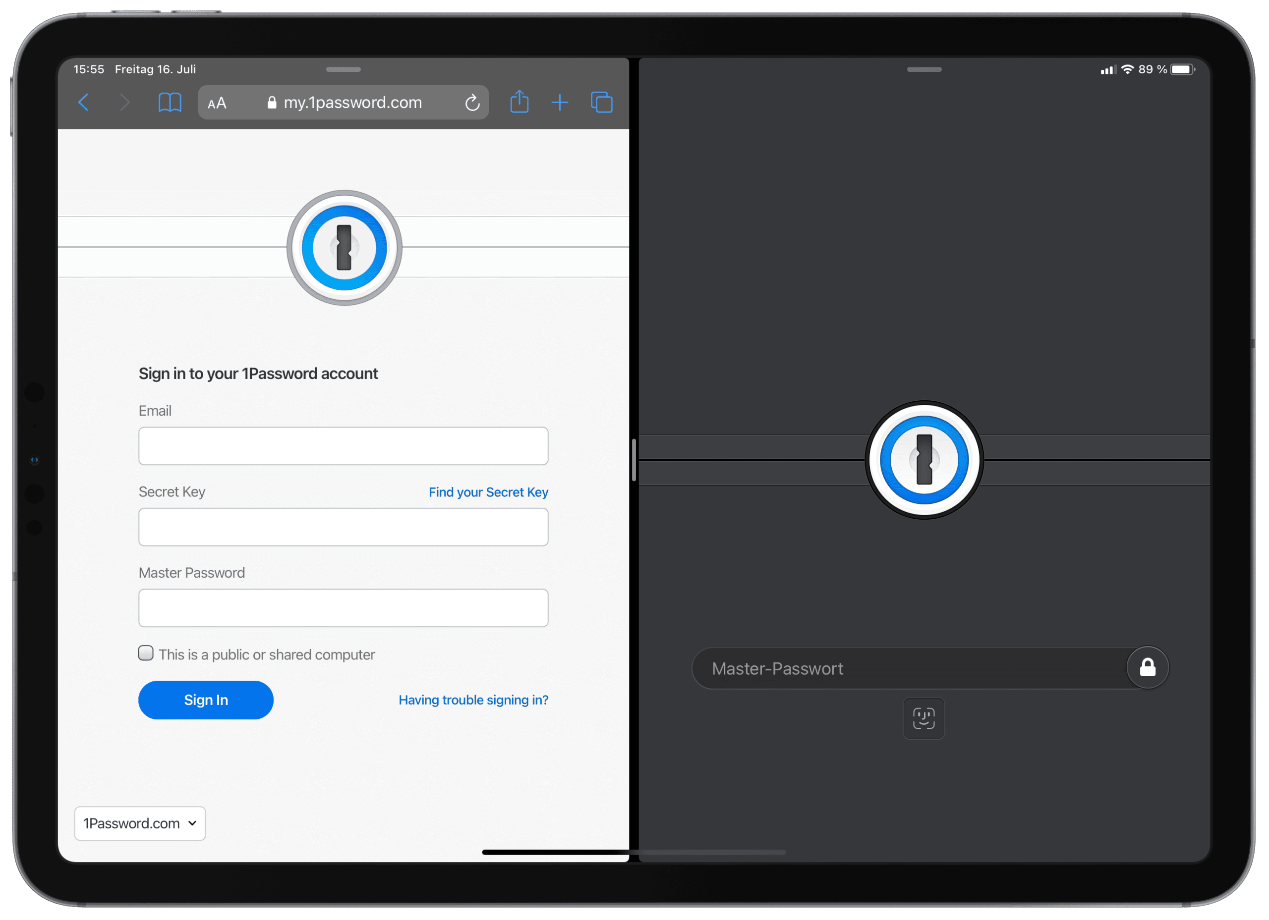 1Password doppelte Sicherheit