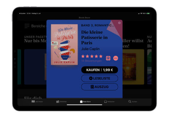 E-Book der Woche: „Die kleine Patisserie in Paris“ für 1,99€