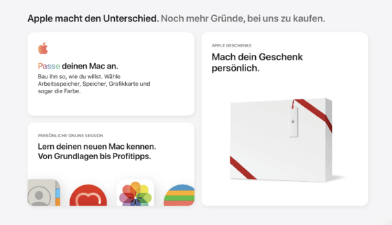 Apple Online Store neues Design 6 - Quelle: Apple.com