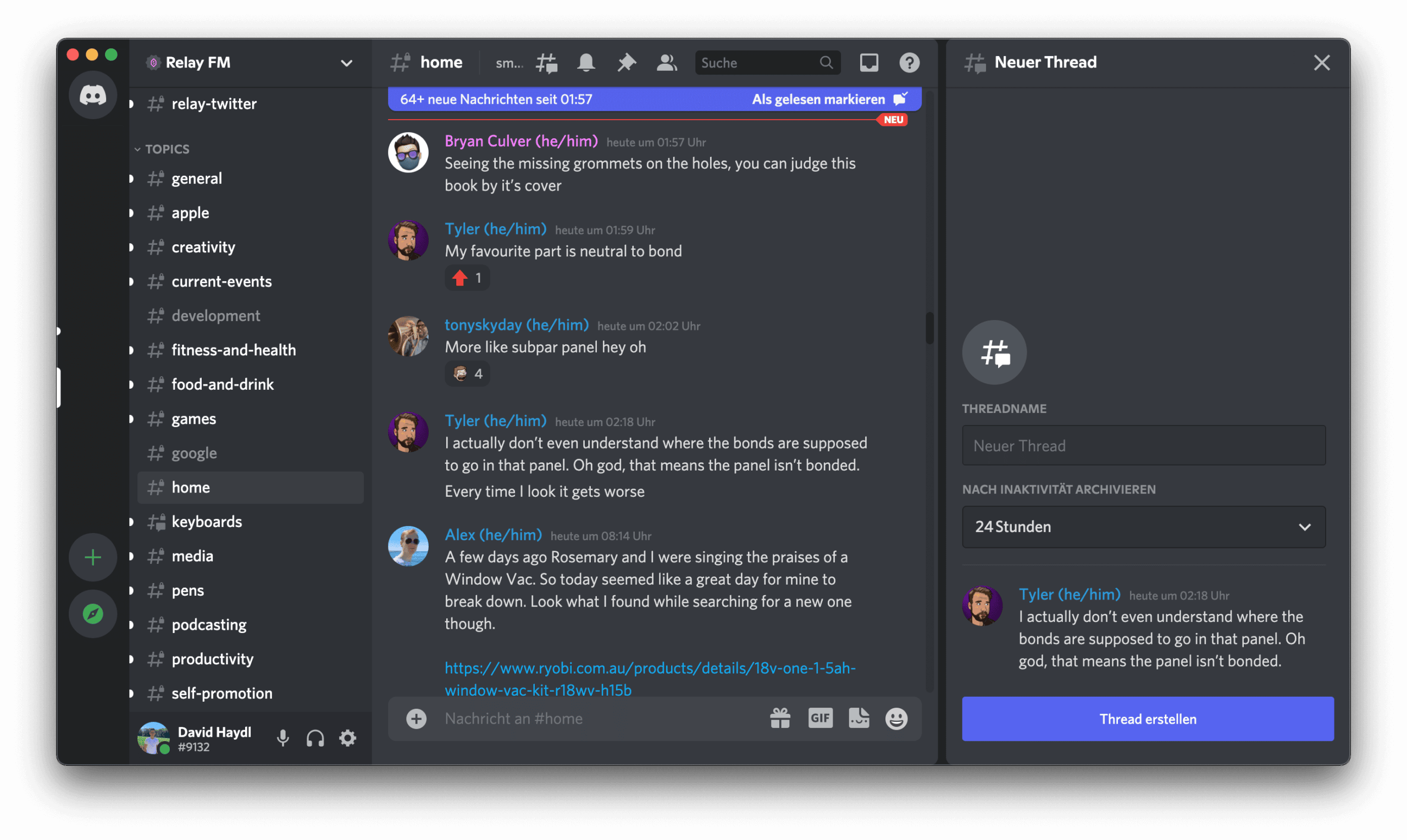 Discord Threads